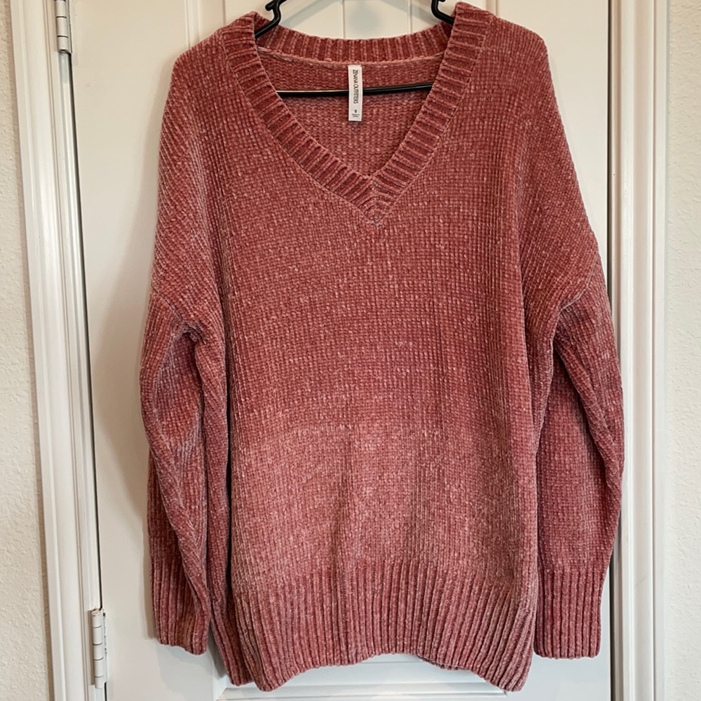 Pink soft sweater